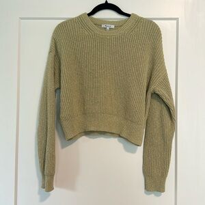 Madewell Olive Crew Neck Sweater